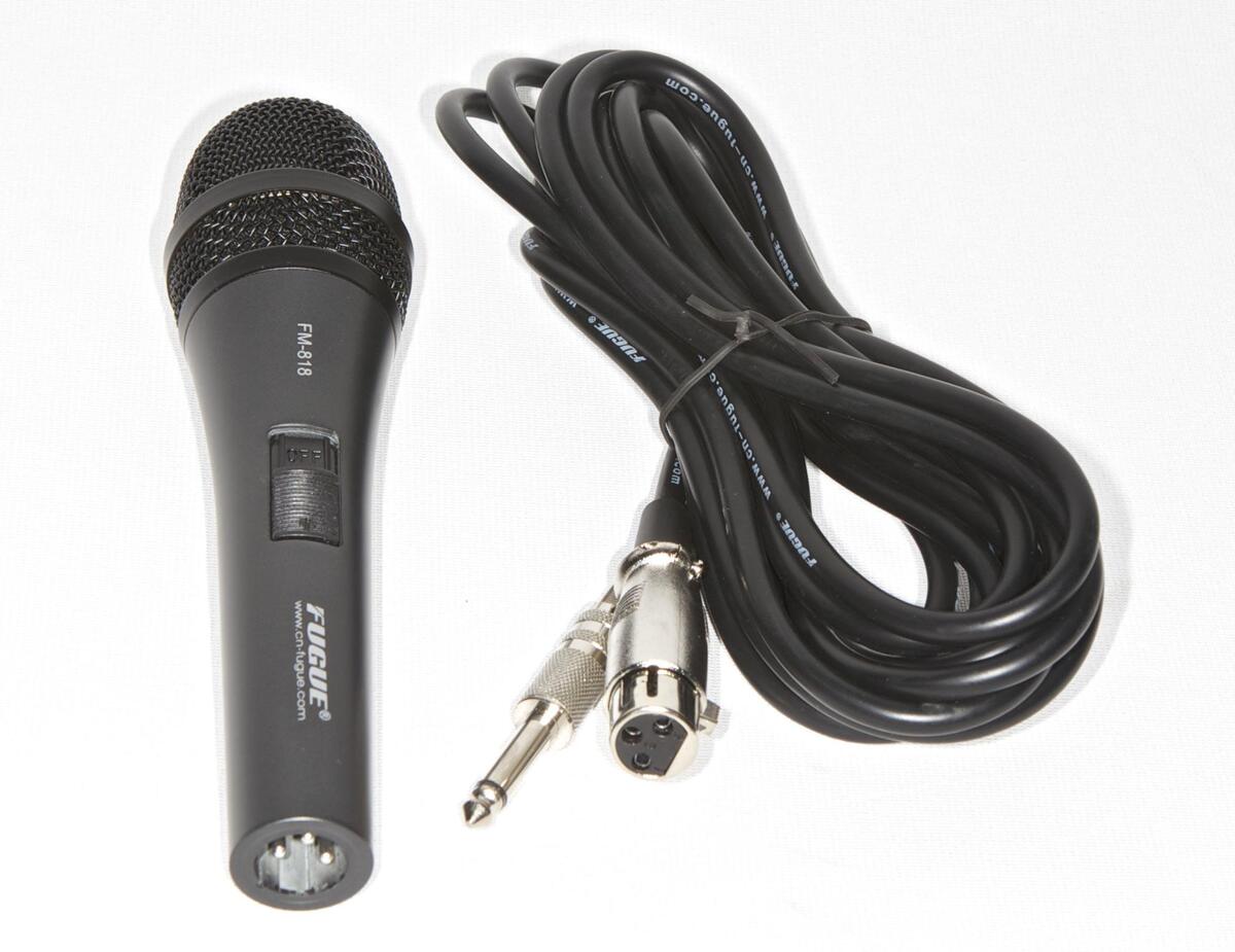 Fugue FM-818 Dinamik Mikrofon + Mikrofon Kablosu