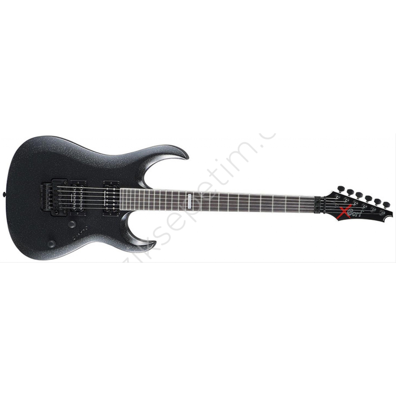 Cort X-CUSTOM BKM X Serisi Metalik Siyah Elektro Gitar 