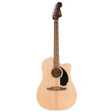 Fender California Debut Redondo CE Dreadnought Ceviz Klavye Naturel Elektro Akustik Gitar
