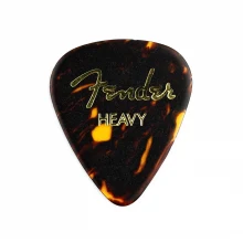 Fender Classic Celluloid Tortoise Shell 351 Shape Heavy 12'li Pena